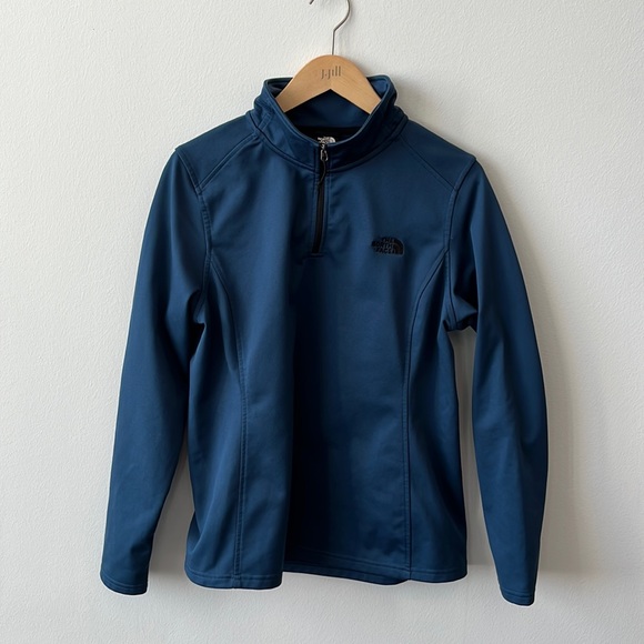 The North Face Tops - The North Face Women’s Blue Pullover Half Zip Sweatshirt